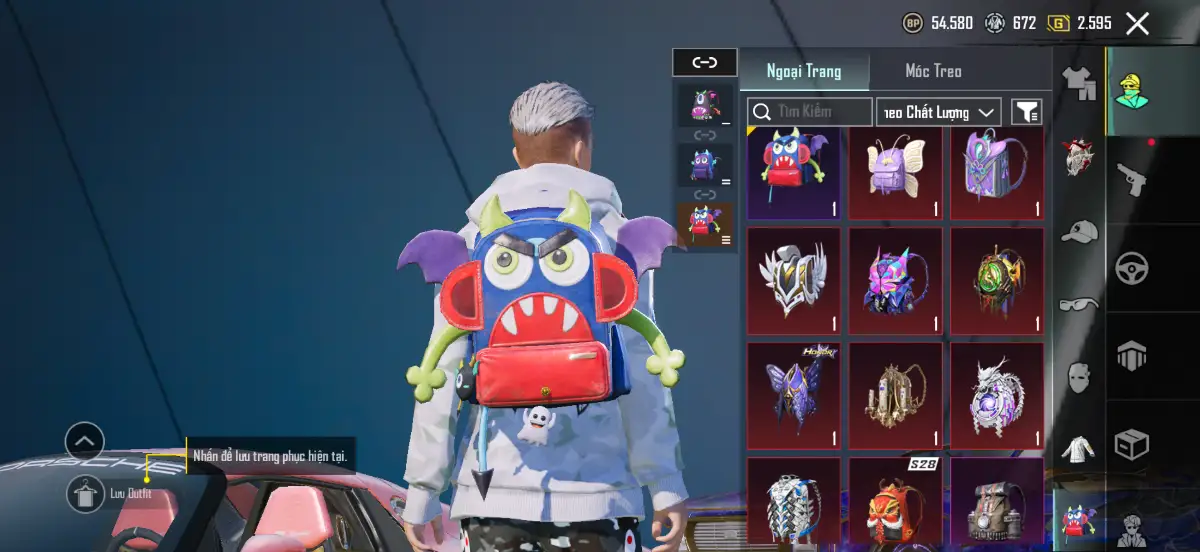 Acc PUBG Mobile mã 617 - 6x - Full bape trắng - VNG - ảnh 12