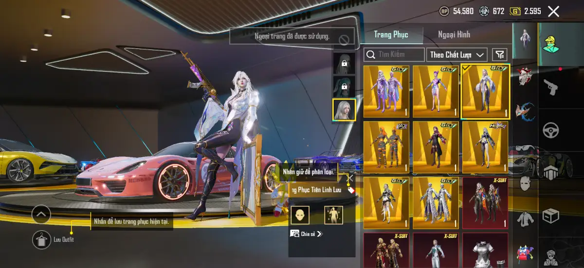 Acc PUBG Mobile mã 617 - 6x - Full bape trắng - VNG - ảnh 5