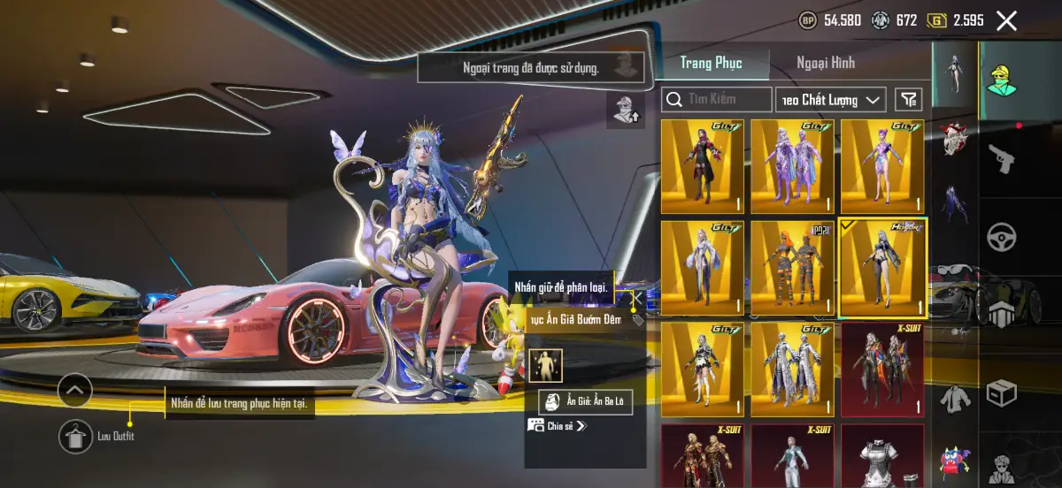 Acc PUBG Mobile mã 617 - 6x - Full bape trắng - VNG - ảnh 7