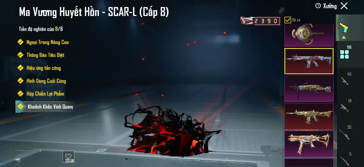 Acc PUBG Mobile mã 632 - 18x - 3 sảnh xe - Súng full - ảnh 57