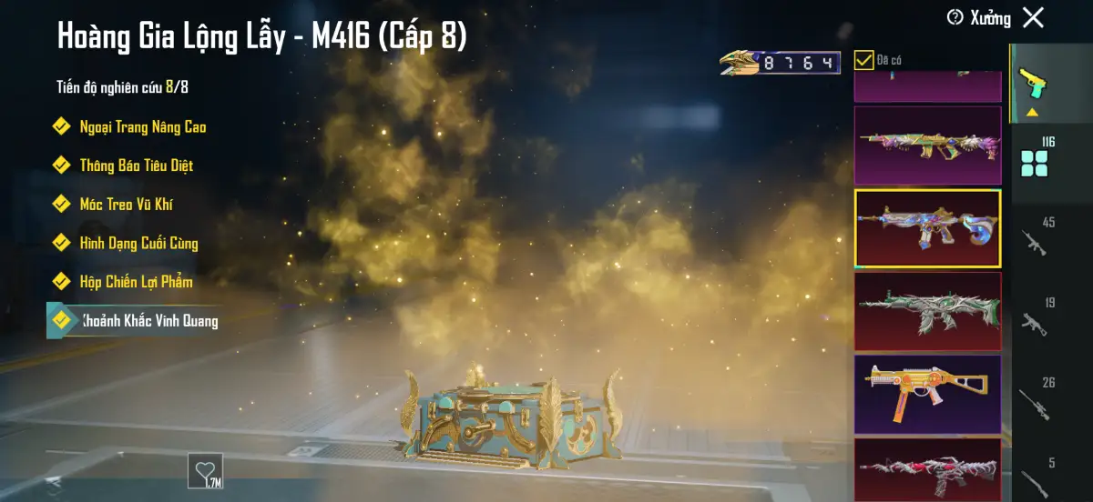 Acc PUBG Mobile mã 632 - 18x - 3 sảnh xe - Súng full - ảnh 60