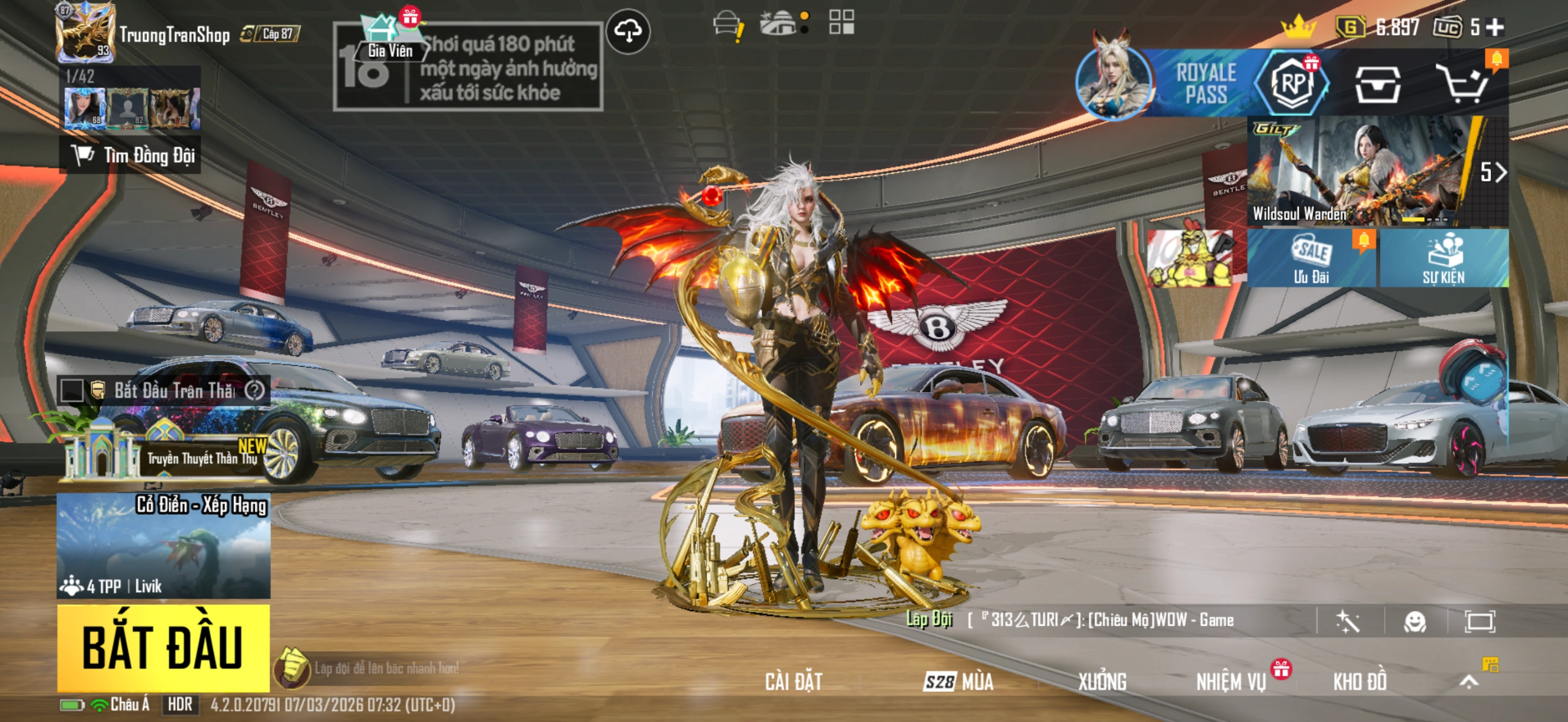 Acc PUBG Mobile mã 763 - 26xM - Full bape - 3 sảnh xe - VNG - Thương lượng - ảnh 2