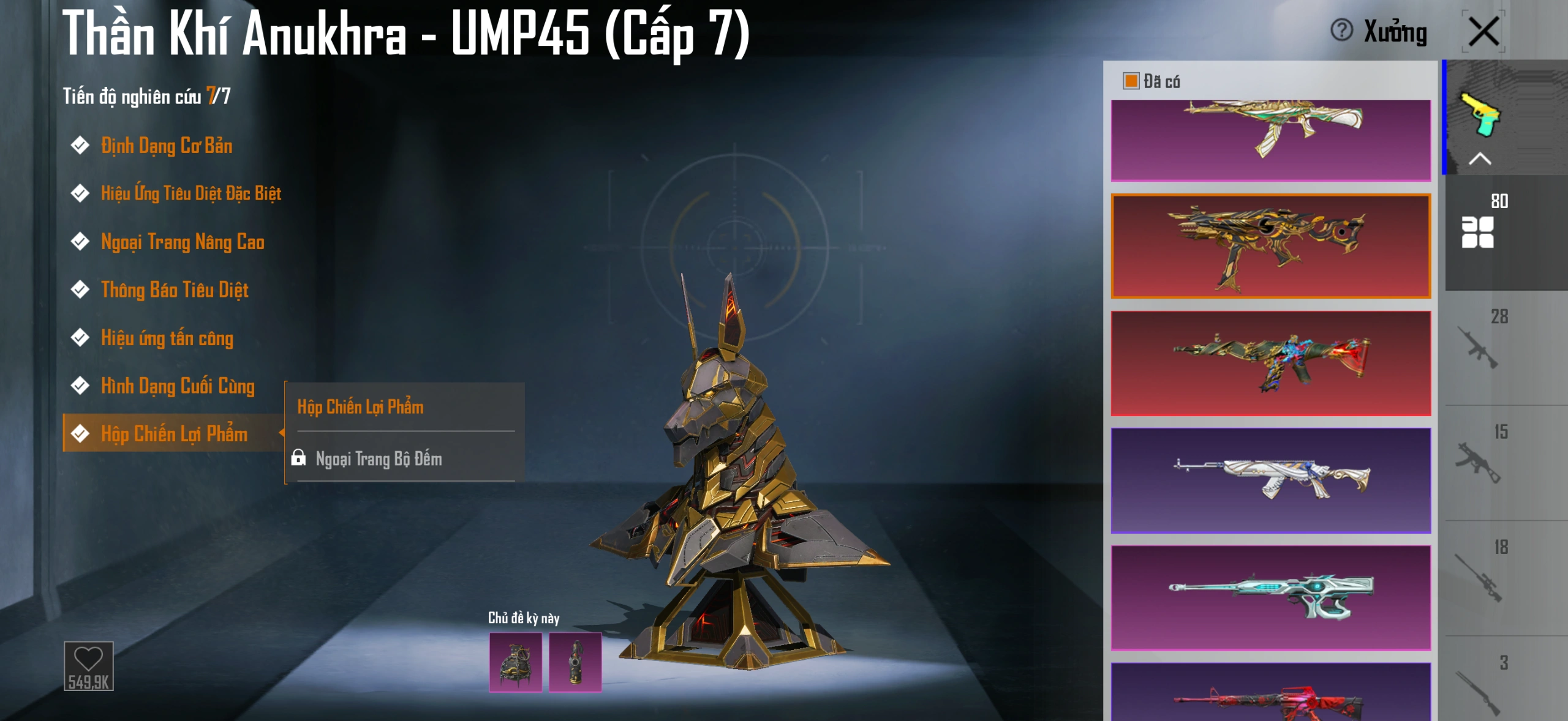 Acc PUBG Mobile mã 1138 - 💵 7x - Súng xịn luôn nha - ảnh 50