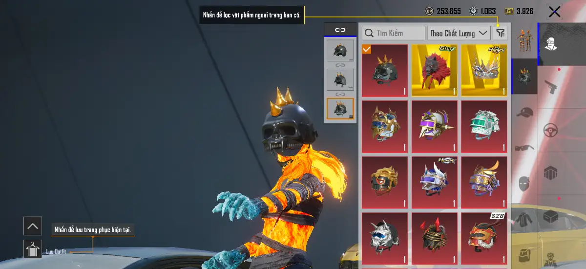 Acc PUBG Mobile mã 1139 - 99m - bò đen - bò tím - bò vàng - xe hồng - buggi - ảnh 34