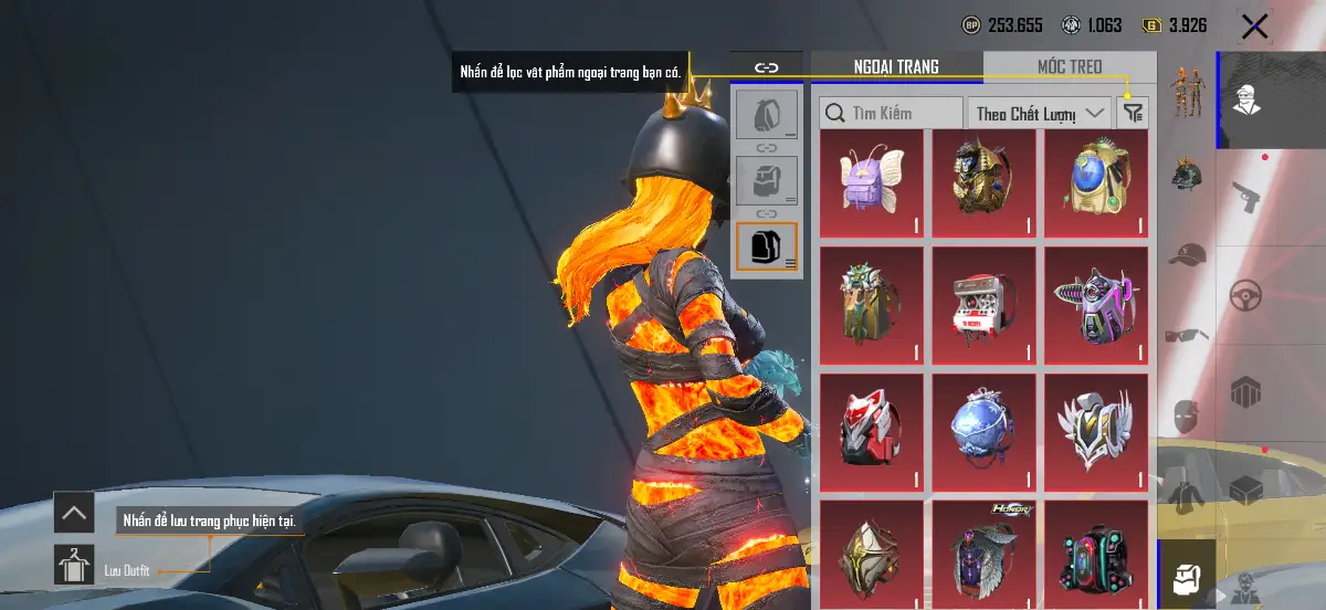 Acc PUBG Mobile mã 1139 - 99m - bò đen - bò tím - bò vàng - xe hồng - buggi - ảnh 35