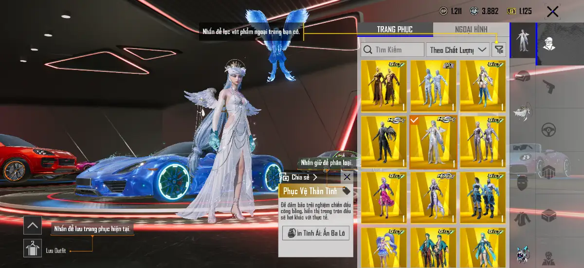 Acc PUBG Mobile mã 1159 - 6x - Tiểu học - 2 Sảnh xe - súng mượt - găng tay băng - ảnh 11