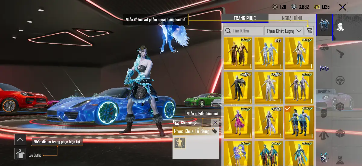 Acc PUBG Mobile mã 1159 - 6x - Tiểu học - 2 Sảnh xe - súng mượt - găng tay băng - ảnh 14