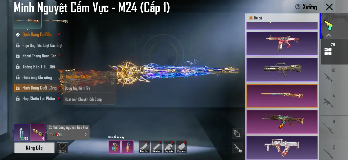 Acc PUBG Mobile mã 1287 - 11m3 - Agu tiền - m416 lửa - ảnh 22