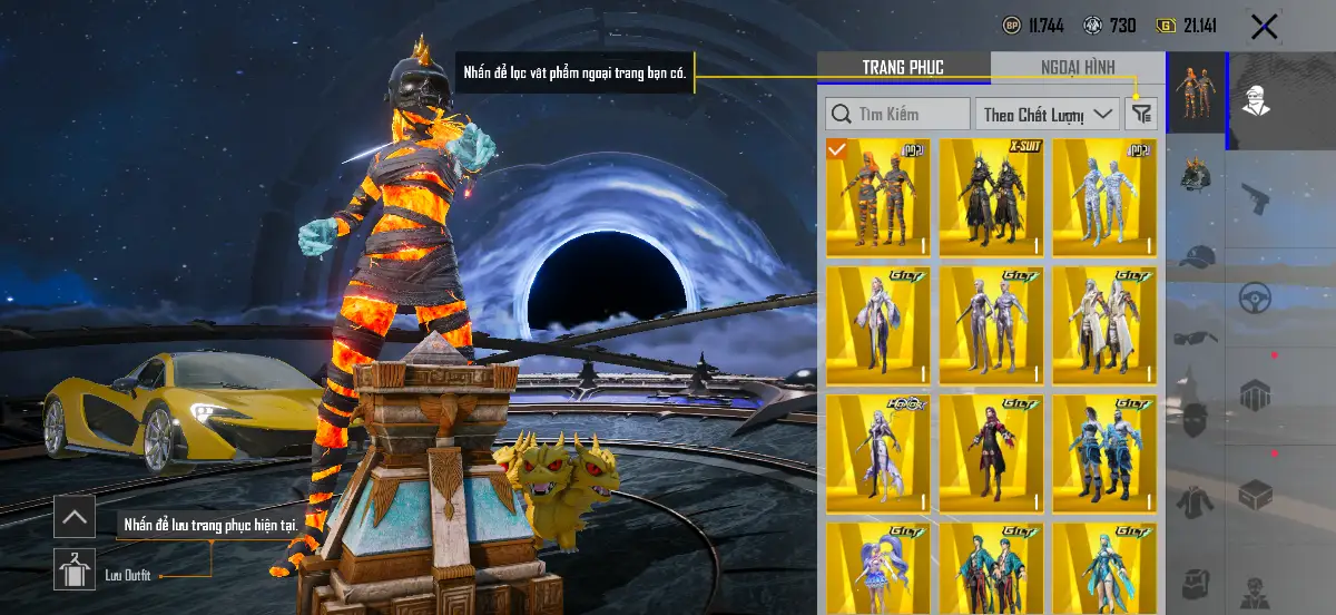 Acc PUBG Mobile mã 1302 - 21mx - Combo đẹp - xác đinh - có găng tay băng - Giáp 6 - ảnh 4