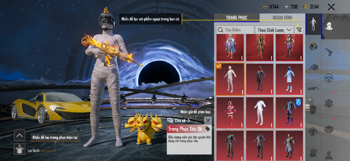 Acc PUBG Mobile mã 1302 - 21mx - Combo đẹp - xác đinh - có găng tay băng - Giáp 6 - ảnh 16