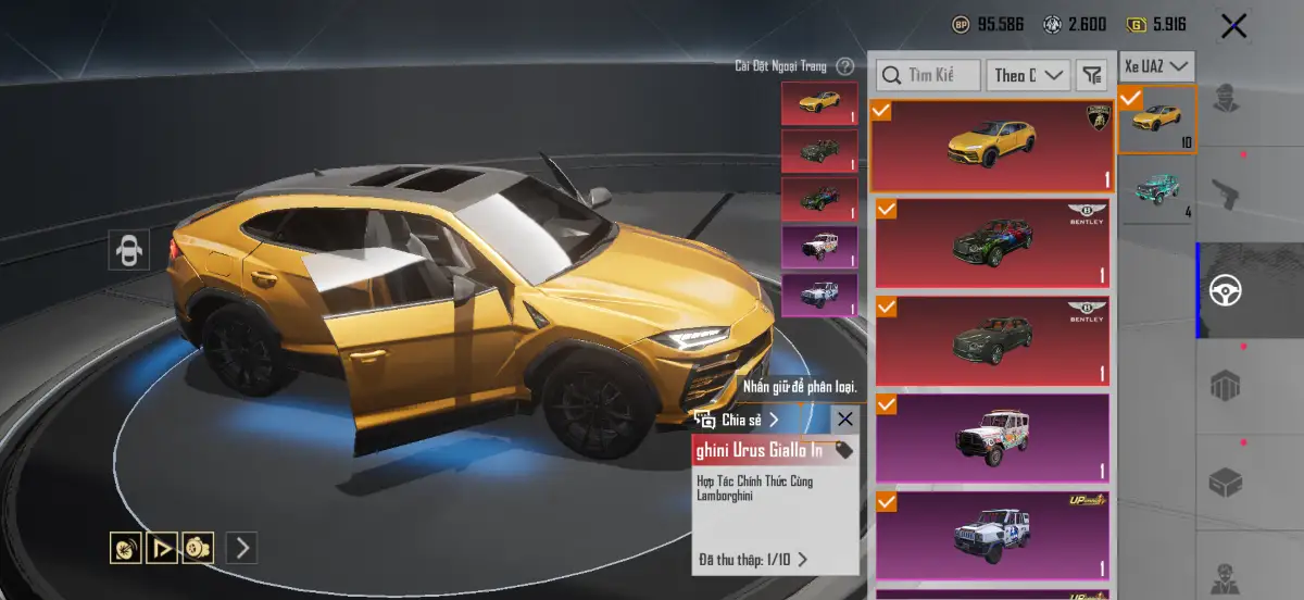Acc PUBG Mobile mã 1500 - 95m - Full bentley - Giáp Đẹp - 3x khẩu 7 - ảnh 33