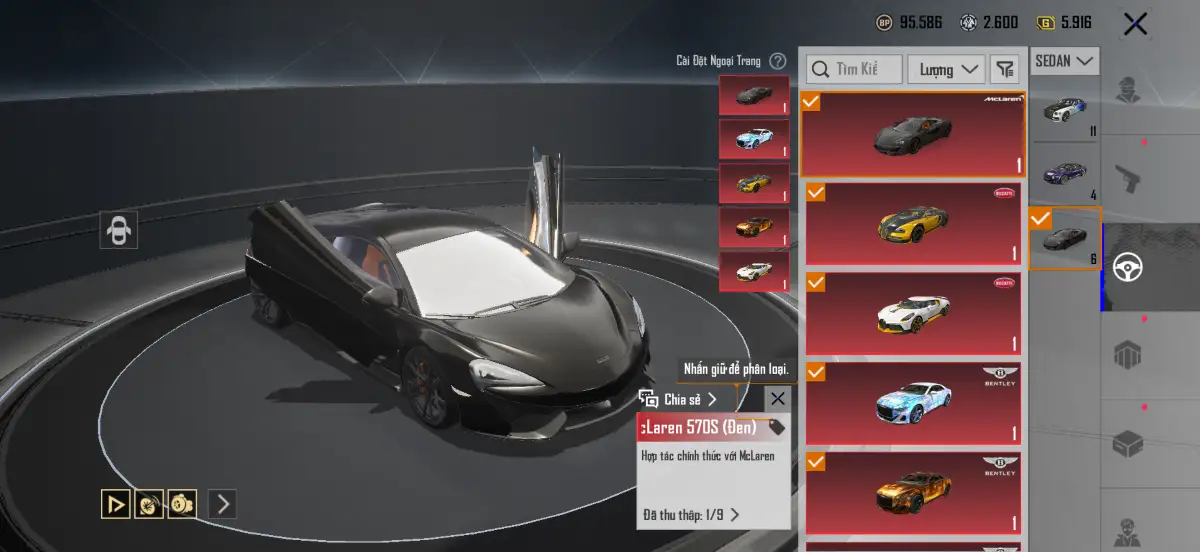 Acc PUBG Mobile mã 1500 - 95m - Full bentley - Giáp Đẹp - 3x khẩu 7 - ảnh 39