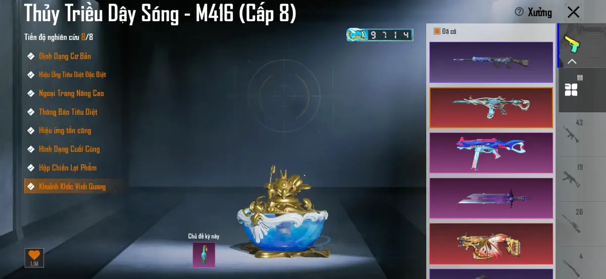 Acc PUBG Mobile mã 1500 - 95m - Full bentley - Giáp Đẹp - 3x khẩu 7 - ảnh 66