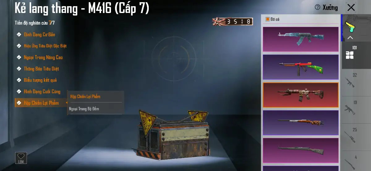 Acc PUBG Mobile mã 1511 - 62m - 2 tuyệt phẩm - thuỷ vực 6 - combo full băng - ảnh 42