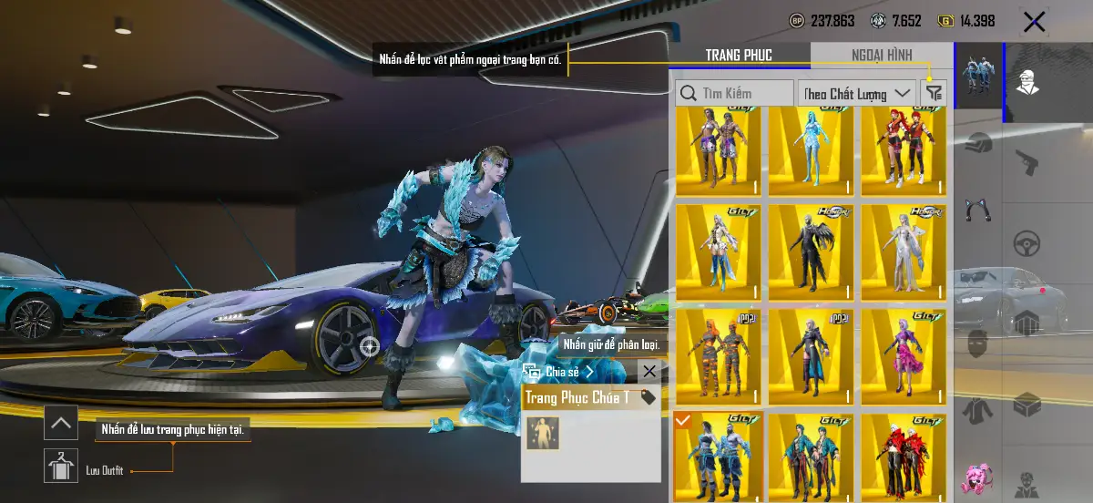 Acc PUBG Mobile mã 1545 - 5x - Bò Tím - thuỷ vực + hoa linh 6 sao - ảnh 15