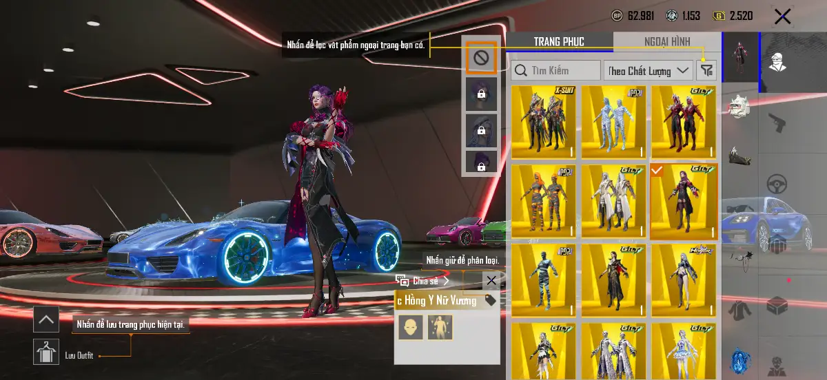 Acc PUBG Mobile mã 1556 - 4X - Siêu nét - full porsche - Súng full mới - Giáp 7 - ảnh 12