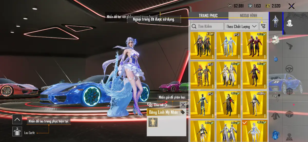 Acc PUBG Mobile mã 1556 - 4X - Siêu nét - full porsche - Súng full mới - Giáp 7 - ảnh 15