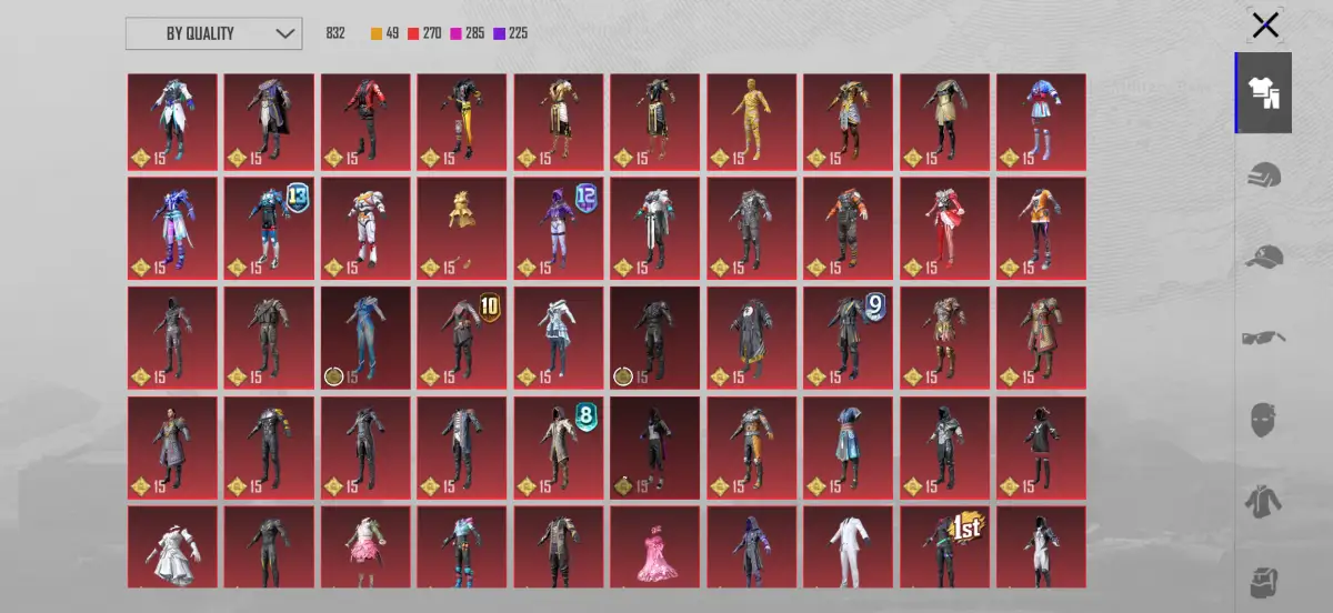 Acc PUBG Mobile mã 1589 - hơn 22xm - Full bape bst 92 - bản quốc tế - 5 tuyệt phẩm - full lambo - full bugatii - full mc .. - ảnh 9