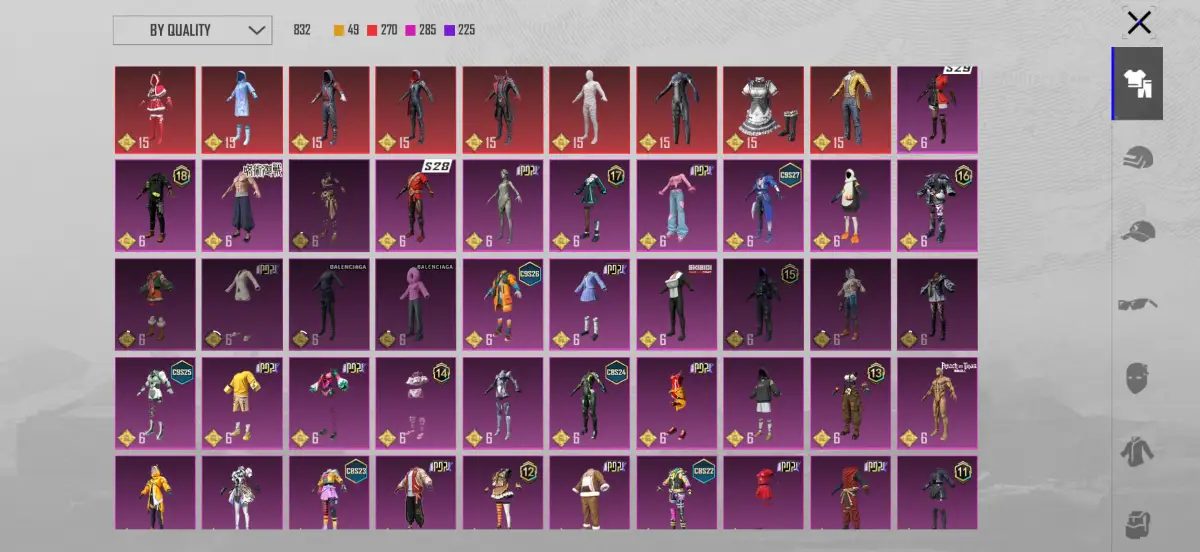 Acc PUBG Mobile mã 1589 - hơn 22xm - Full bape bst 92 - bản quốc tế - 5 tuyệt phẩm - full lambo - full bugatii - full mc .. - ảnh 8