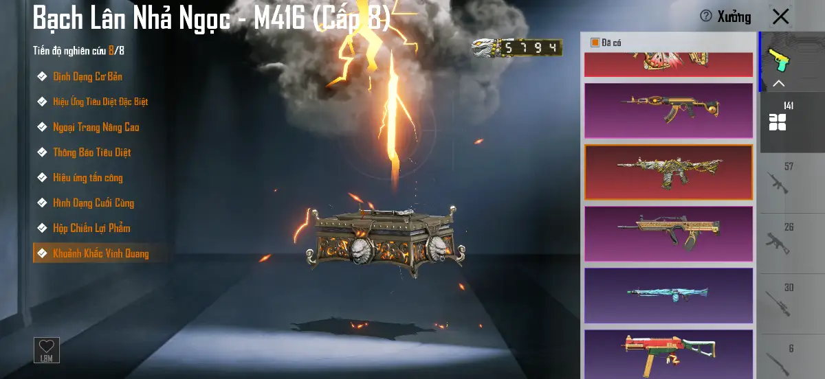 Acc PUBG Mobile mã 1659 - 26x - Hàng Khủng Bố VNG - Súng Max mới đã nâng tất - 6 tuyệt phẩm - Full Giáp 7 - ảnh 92