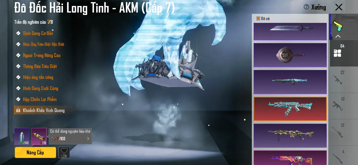 Acc PUBG Mobile mã 1665 - 23m8 - Thuỷ vực - Mũ đinh - Găng tay Băng - ảnh 28