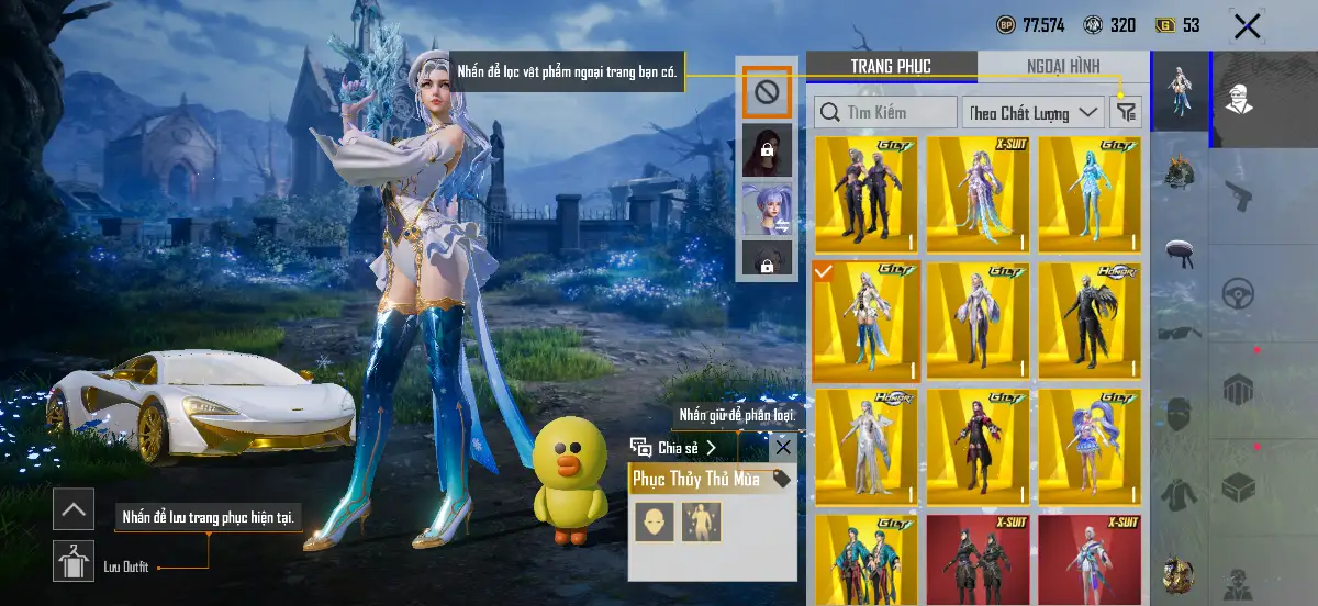 Acc PUBG Mobile mã 1665 - 23m8 - Thuỷ vực - Mũ đinh - Găng tay Băng - ảnh 11