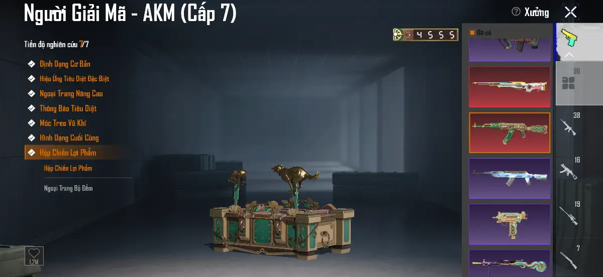 Acc PUBG Mobile mã 1967 - 38mX - 17 khẩu đóng hòm không trùng - Full 5 loại xe - ảnh 24