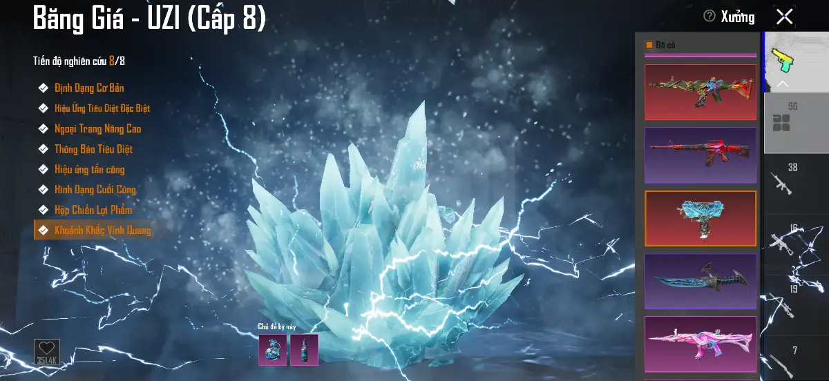 Acc PUBG Mobile mã 1967 - 38mX - 17 khẩu đóng hòm không trùng - Full 5 loại xe - ảnh 10