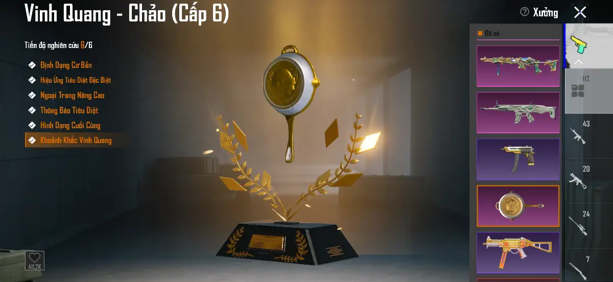 Acc PUBG Mobile mã 4462 - 4X - BST 86 - Khung 298 / 300 đồ đỏ - 17 Khẩu 7 không trùng - ảnh 81