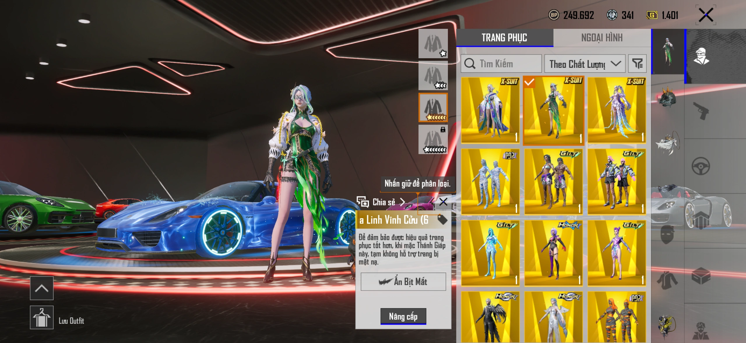 Acc PUBG Mobile mã 4602 - Về lại thêm đồ xịn - 68mX - sảnh porches - tuyệt phẩm pagani - ảnh 9