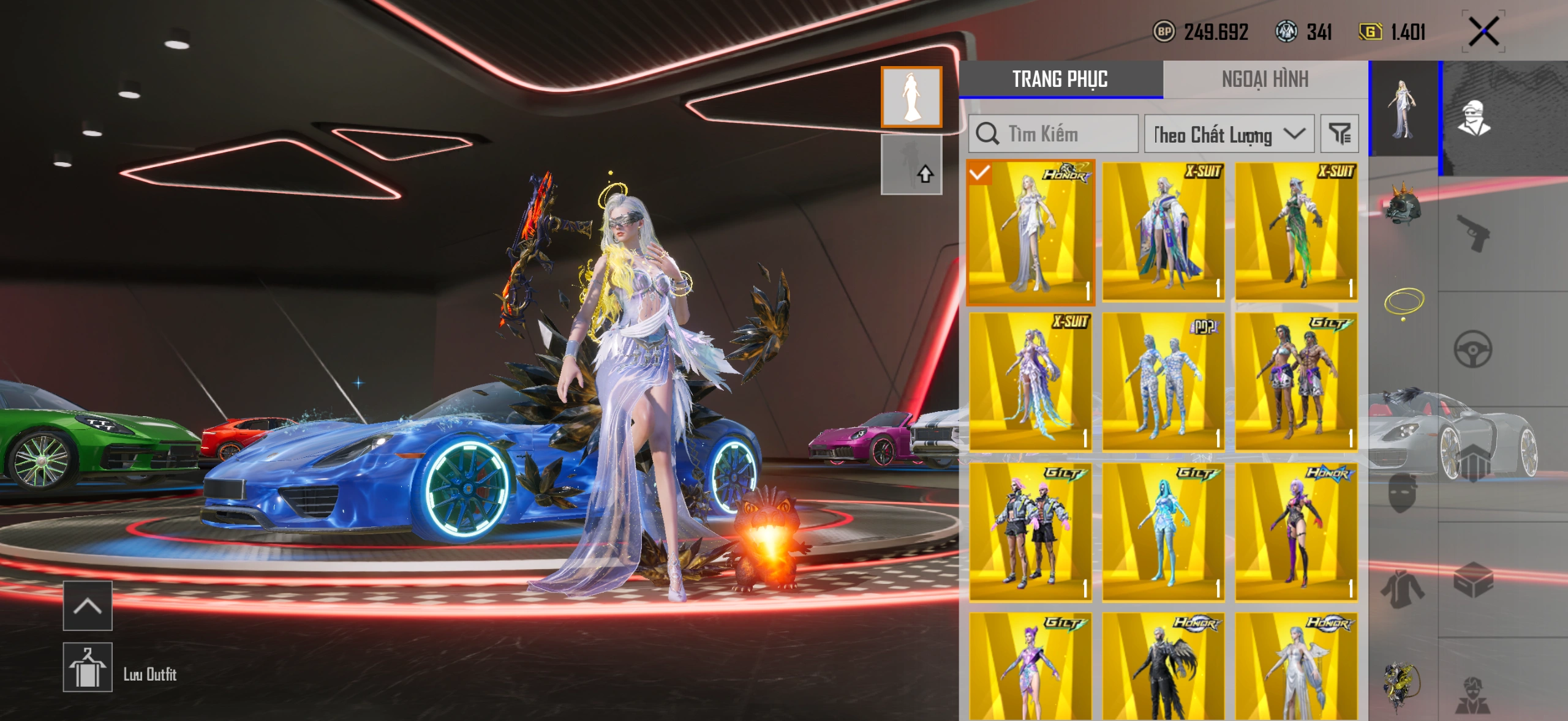Acc PUBG Mobile mã 4602 - Về lại thêm đồ xịn - 68mX - sảnh porches - tuyệt phẩm pagani - ảnh 2
