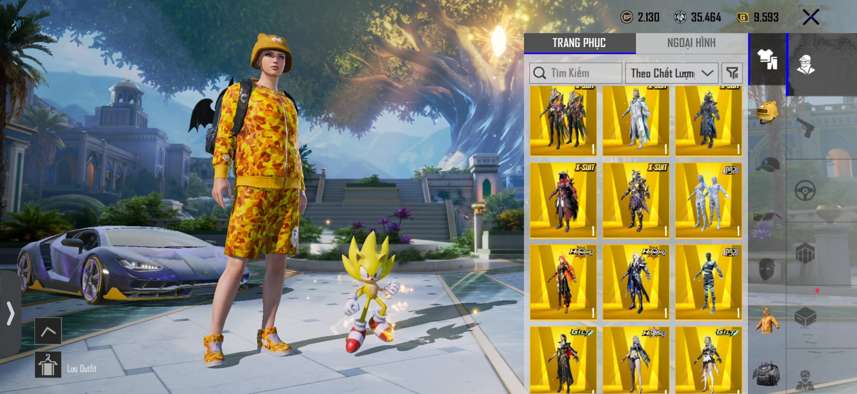 Acc PUBG Mobile mã 8673 - 14X - Sale cực mạnh - Bape vàng balo rơi - mũ đinh - mũ gấu - ảnh 32