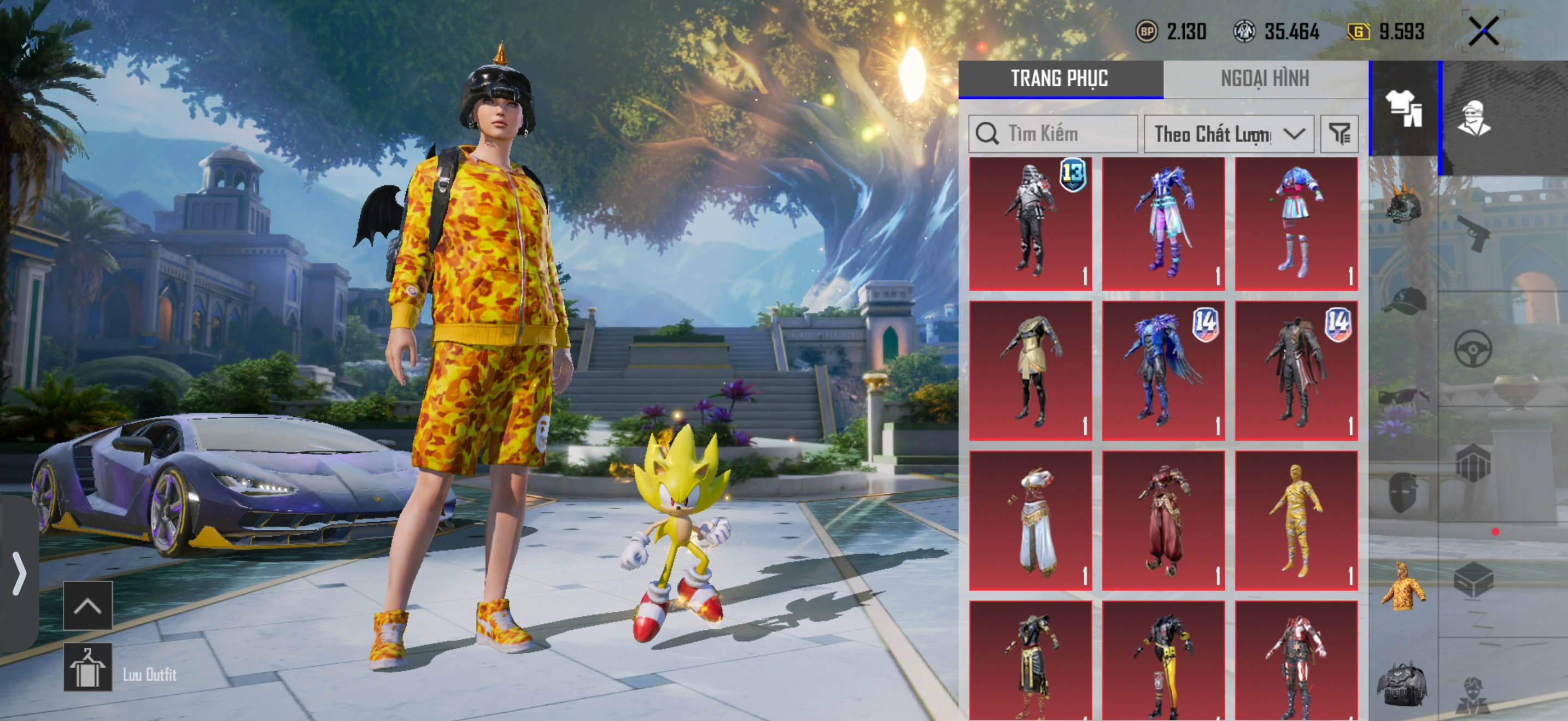 Acc PUBG Mobile mã 8673 - 14X - Sale cực mạnh - Bape vàng balo rơi - mũ đinh - mũ gấu - ảnh 36