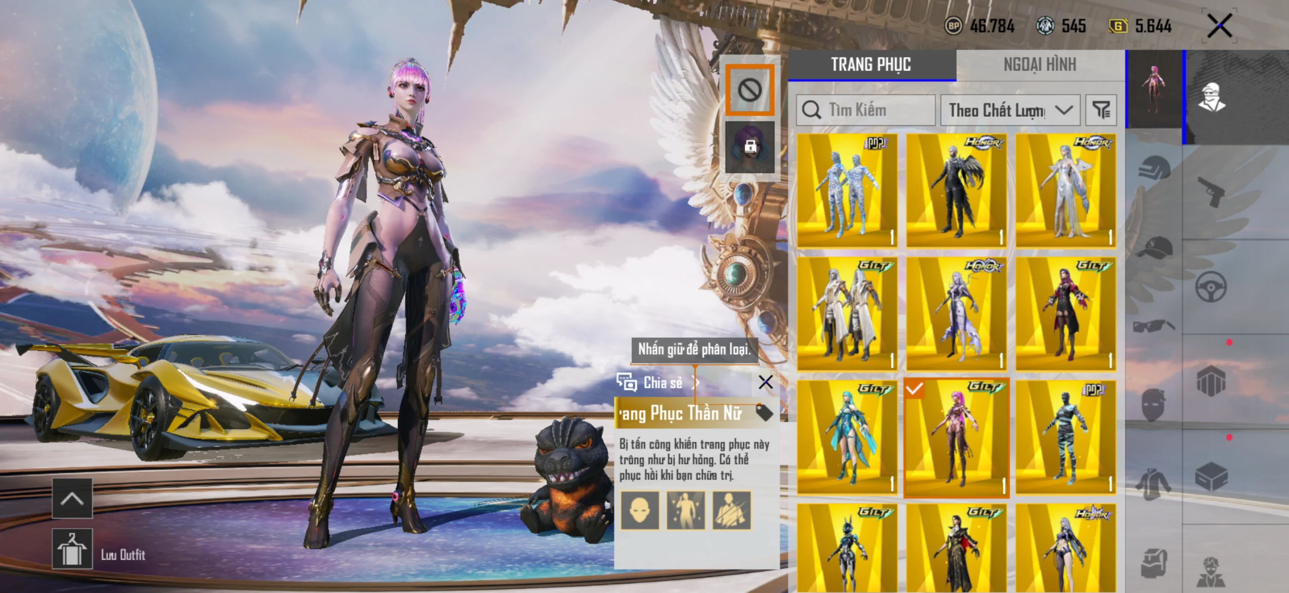 Acc PUBG Mobile mã 15202 - 18m8 - Súng nét - đồ siêu nhiều - ảnh 11
