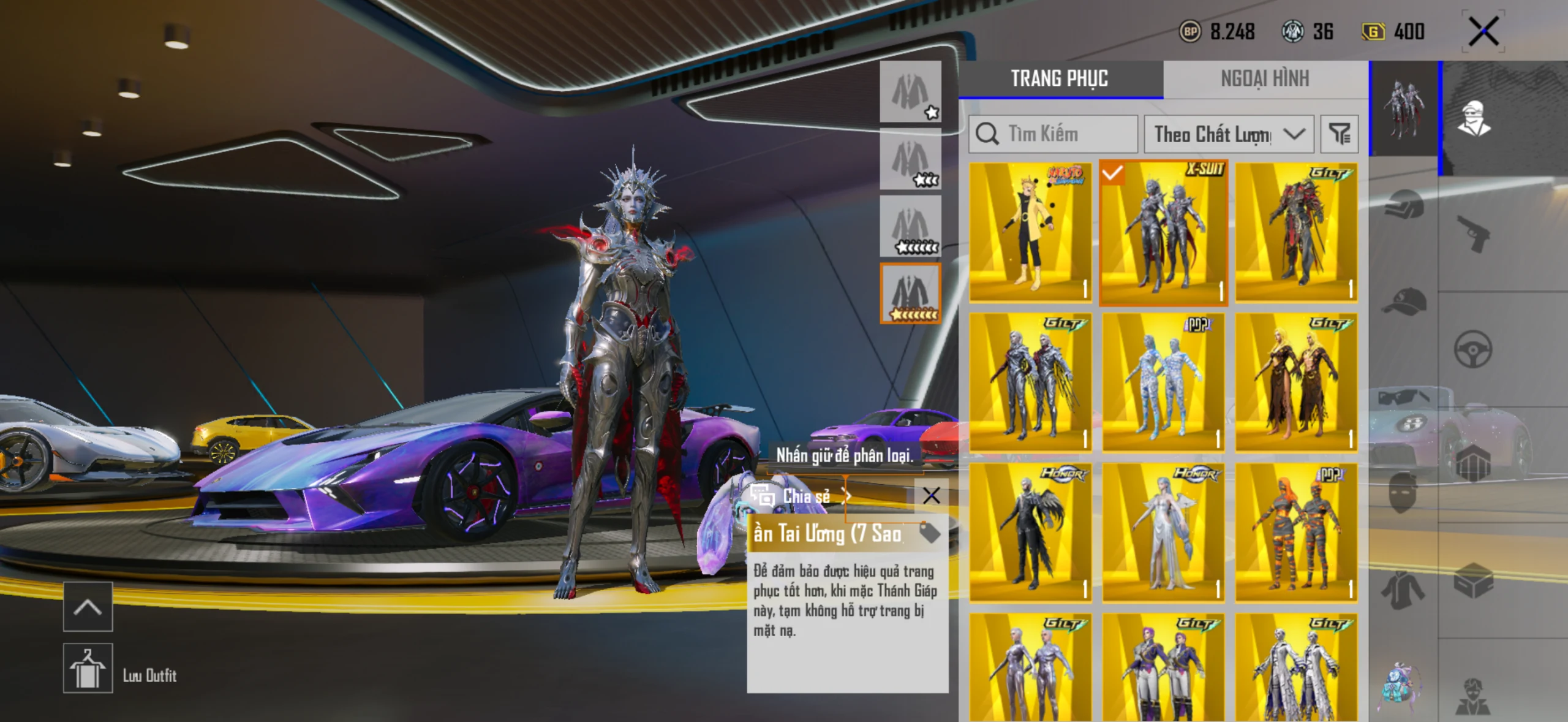 Acc PUBG Mobile mã 15468 - 34m5 tiểu học - xe đẹp - súng đẹp - ướp đinh full vệ thần - ảnh 17