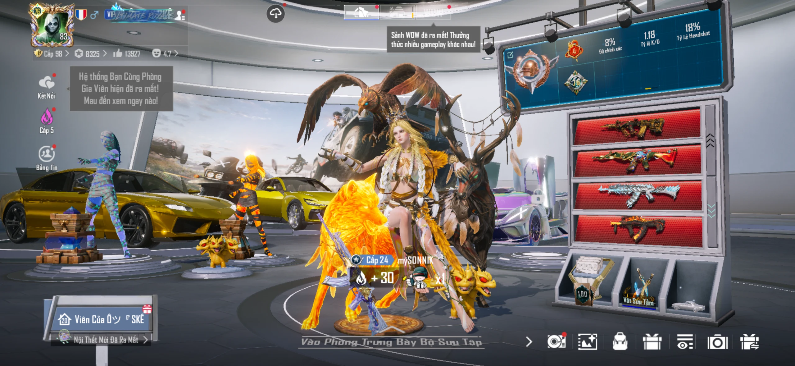 Acc PUBG Mobile mã 24333 - 3x Tiểu học - Bò Vàng - bugati lưỡi gơm - ướp đinh - agu xu - combo băng - ảnh 2