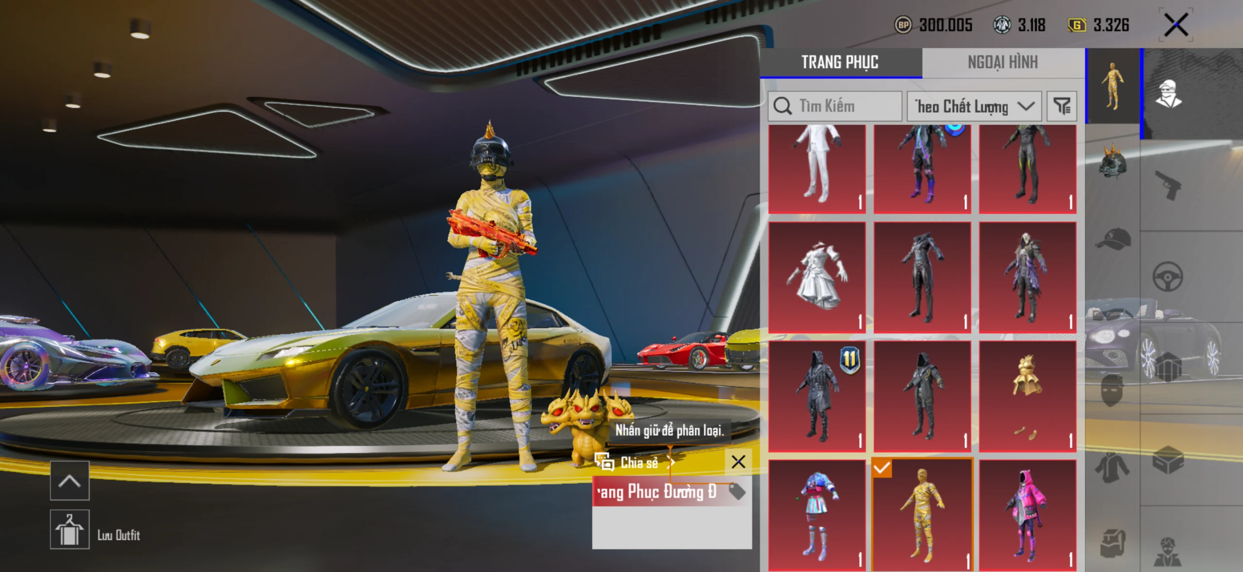 Acc PUBG Mobile mã 24333 - 3x Tiểu học - Bò Vàng - bugati lưỡi gơm - ướp đinh - agu xu - combo băng - ảnh 12