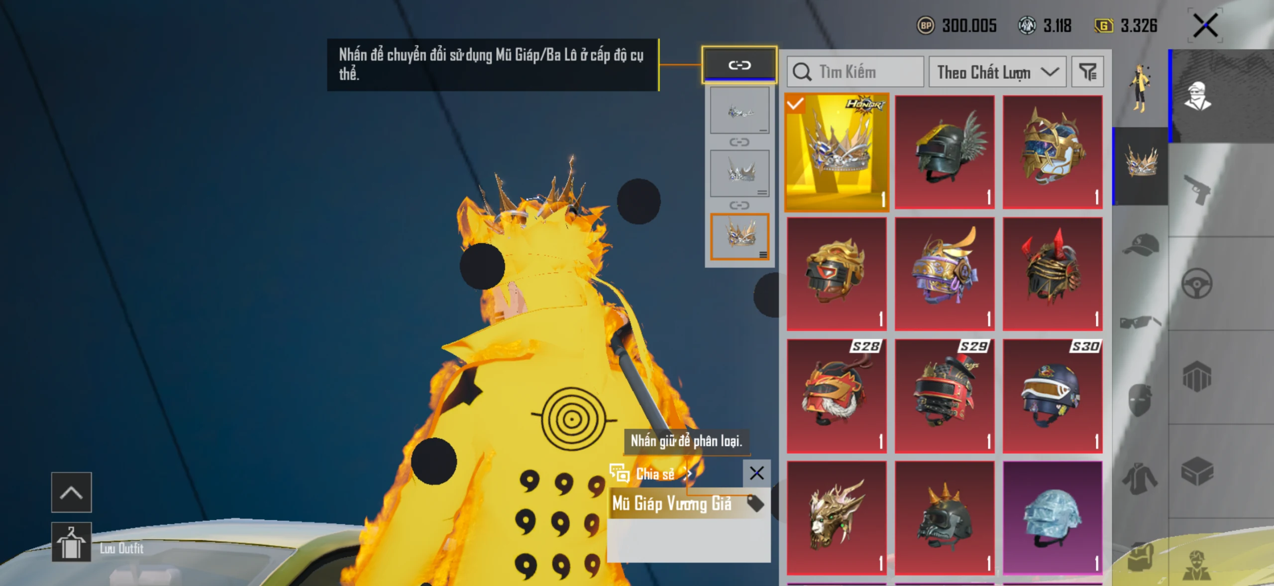 Acc PUBG Mobile mã 24333 - 3x Tiểu học - Bò Vàng - bugati lưỡi gơm - ướp đinh - agu xu - combo băng - ảnh 16