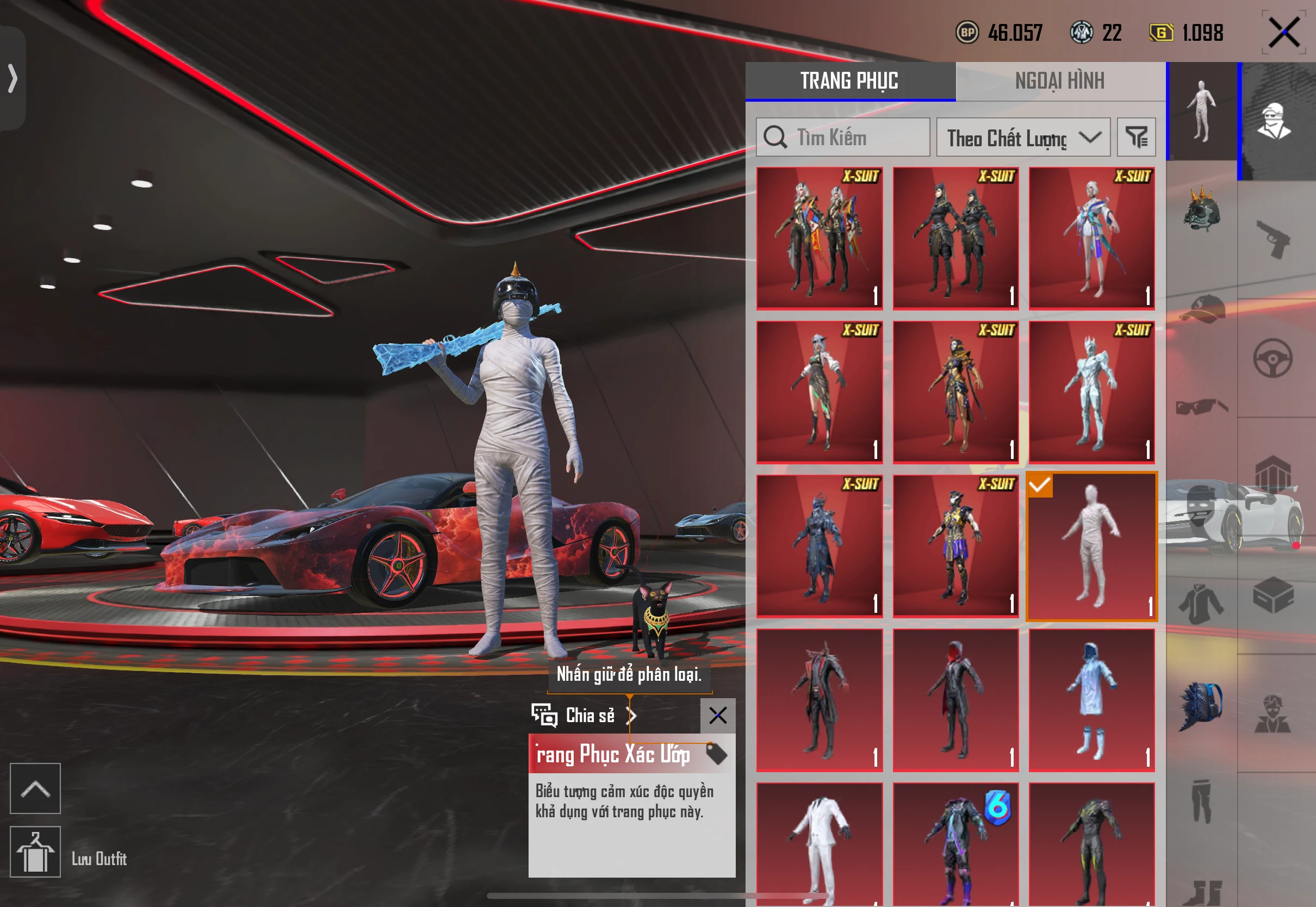 Acc PUBG Mobile mã 28482 - 78m5 - Sảnh Ferari - Xe hồng - Súng nét - Găng tay băng - ảnh 36