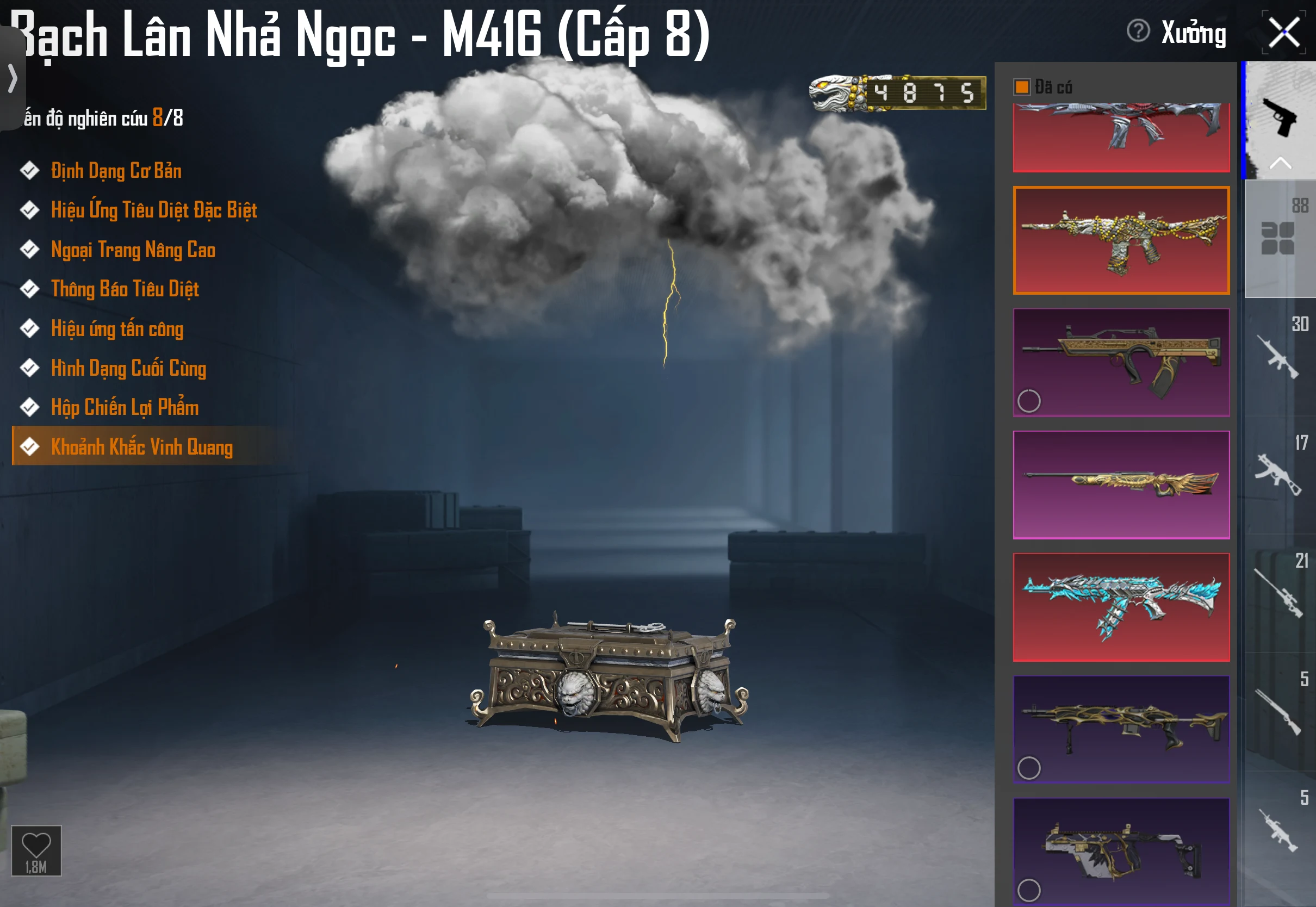 Acc PUBG Mobile mã 28482 - 78m5 - Sảnh Ferari - Xe hồng - Súng nét - Găng tay băng - ảnh 56