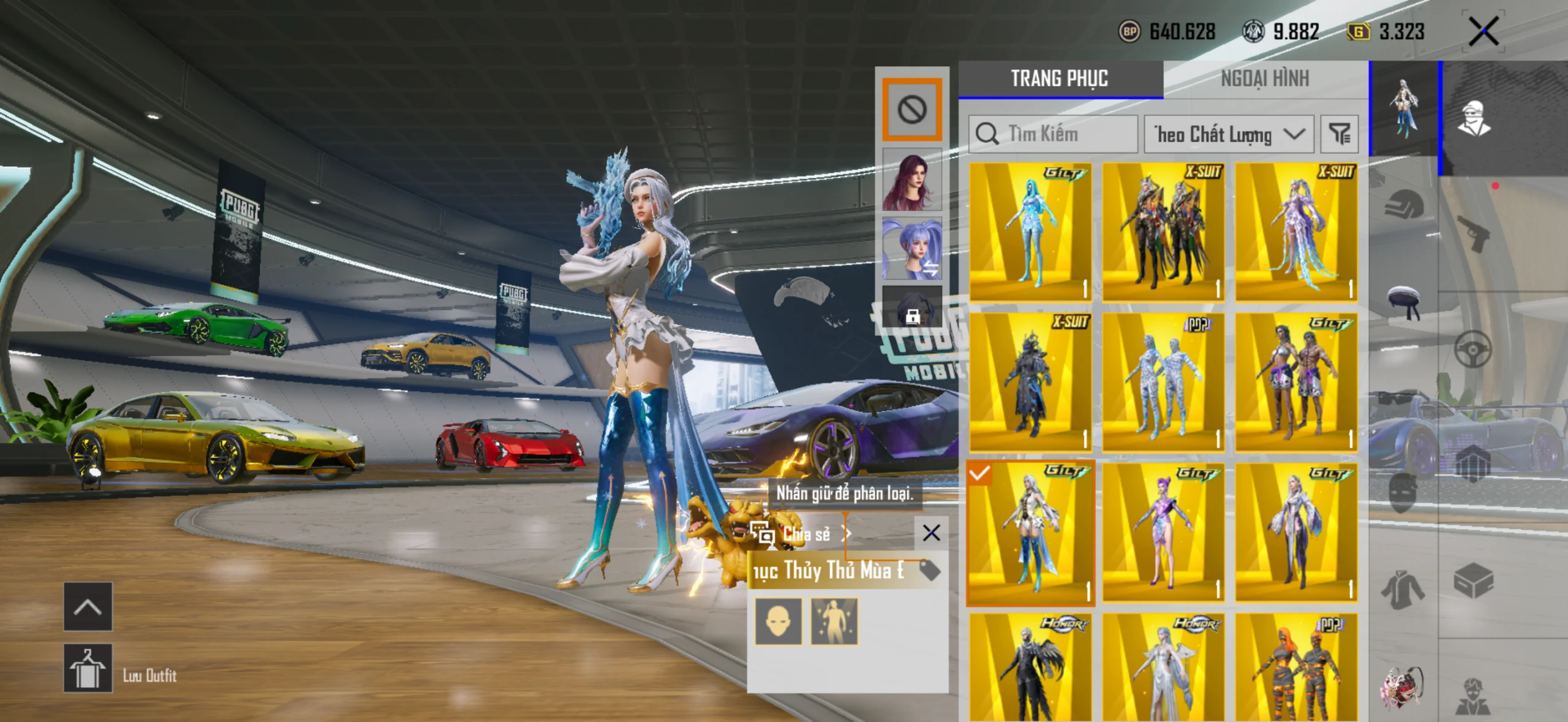 Acc PUBG Mobile mã 31280 - 7X - Bò tím mộng mơ - Súng nét Căng - ảnh 17