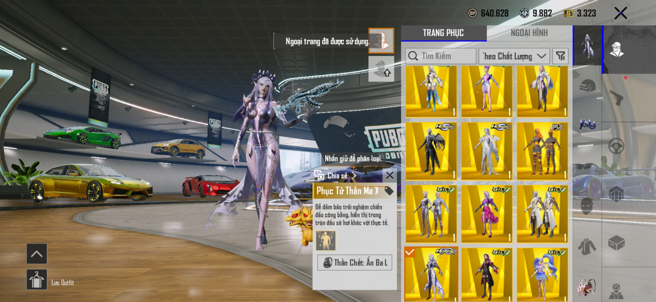 Acc PUBG Mobile mã 31280 - 7X - Bò tím mộng mơ - Súng nét Căng - ảnh 24