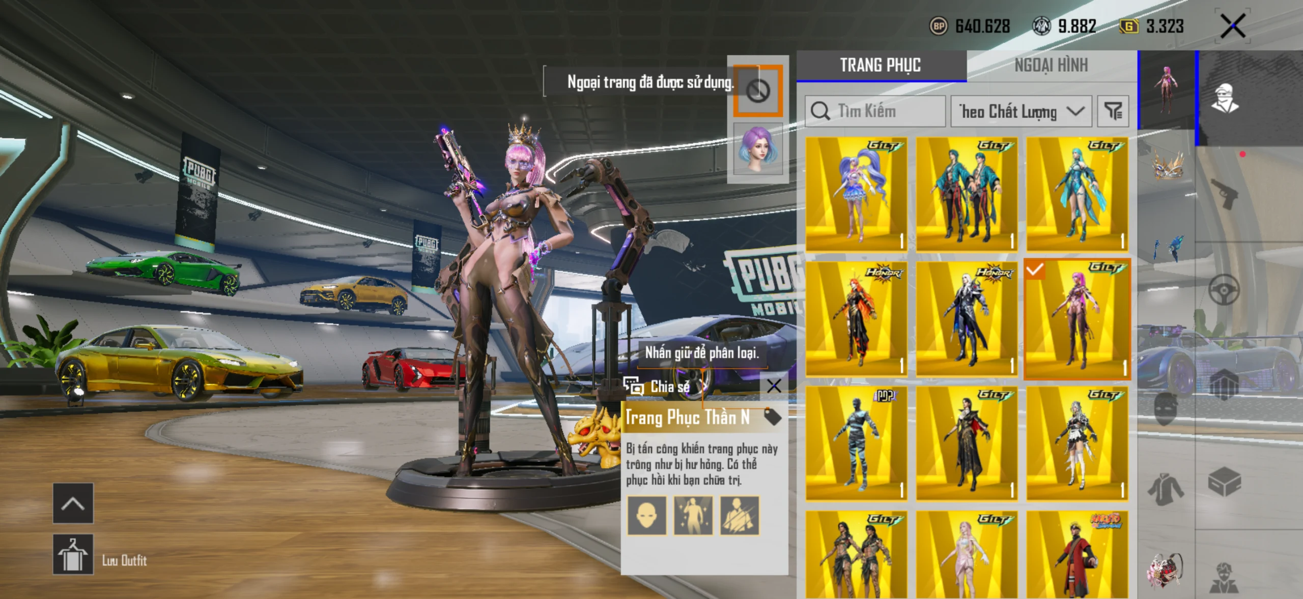 Acc PUBG Mobile mã 31280 - 7X - Bò tím mộng mơ - Súng nét Căng - ảnh 30