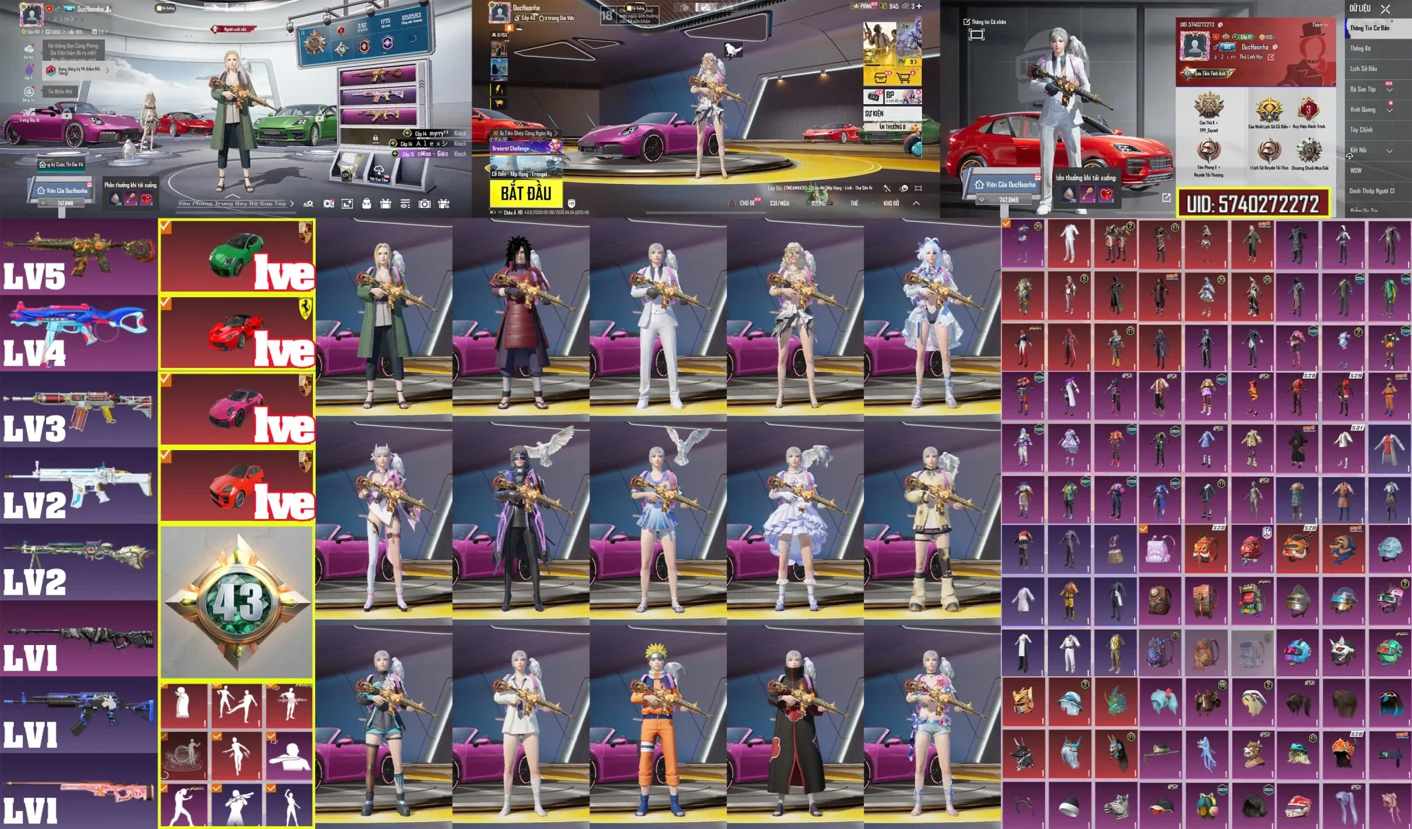 Acc PUBG Mobile mã 35128 - Trường Trần Shop