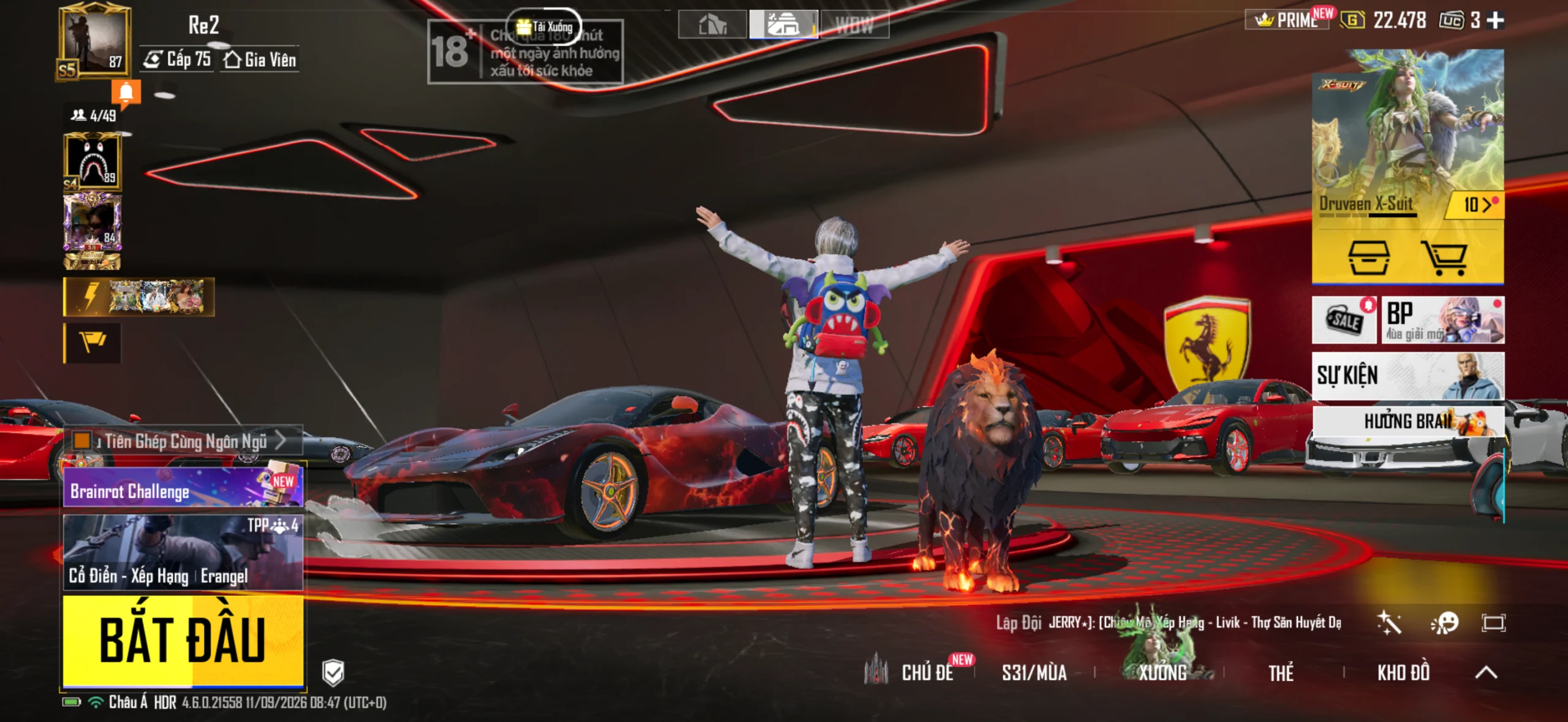Acc PUBG Mobile mã 36318 - Full Bape Trắng - VNG - Sảnh FE - ảnh 5