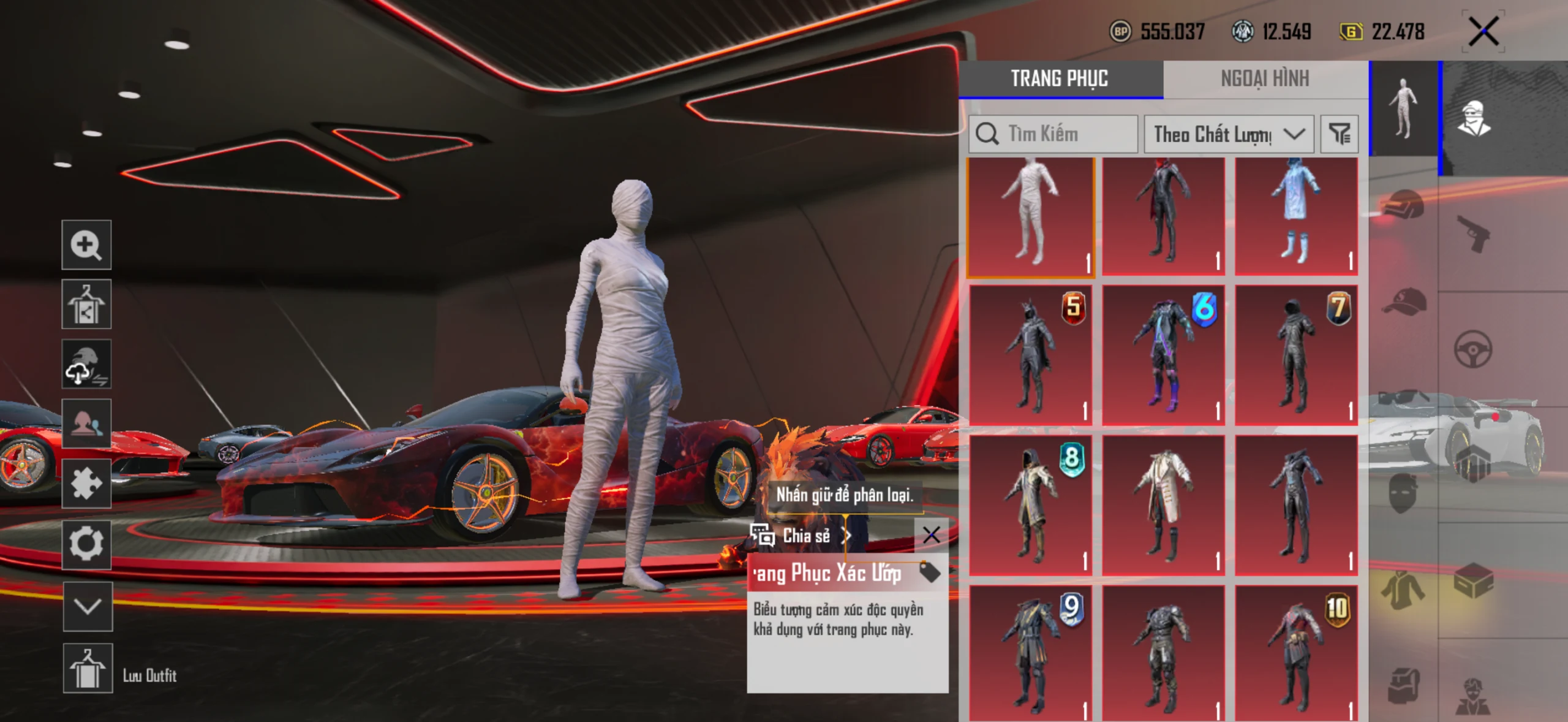 Acc PUBG Mobile mã 36318 - Full Bape Trắng - VNG - Sảnh FE - ảnh 17
