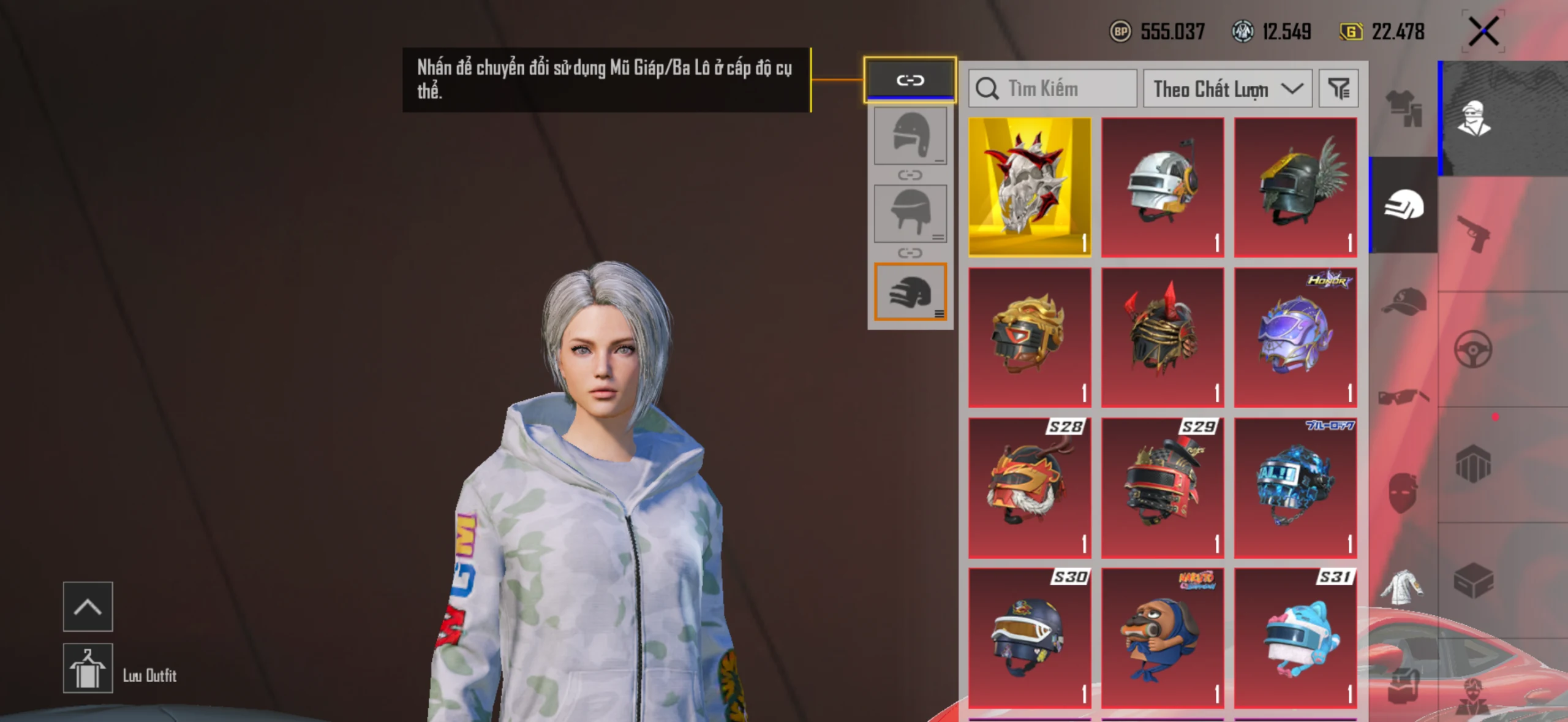 Acc PUBG Mobile mã 36318 - Full Bape Trắng - VNG - Sảnh FE - ảnh 29
