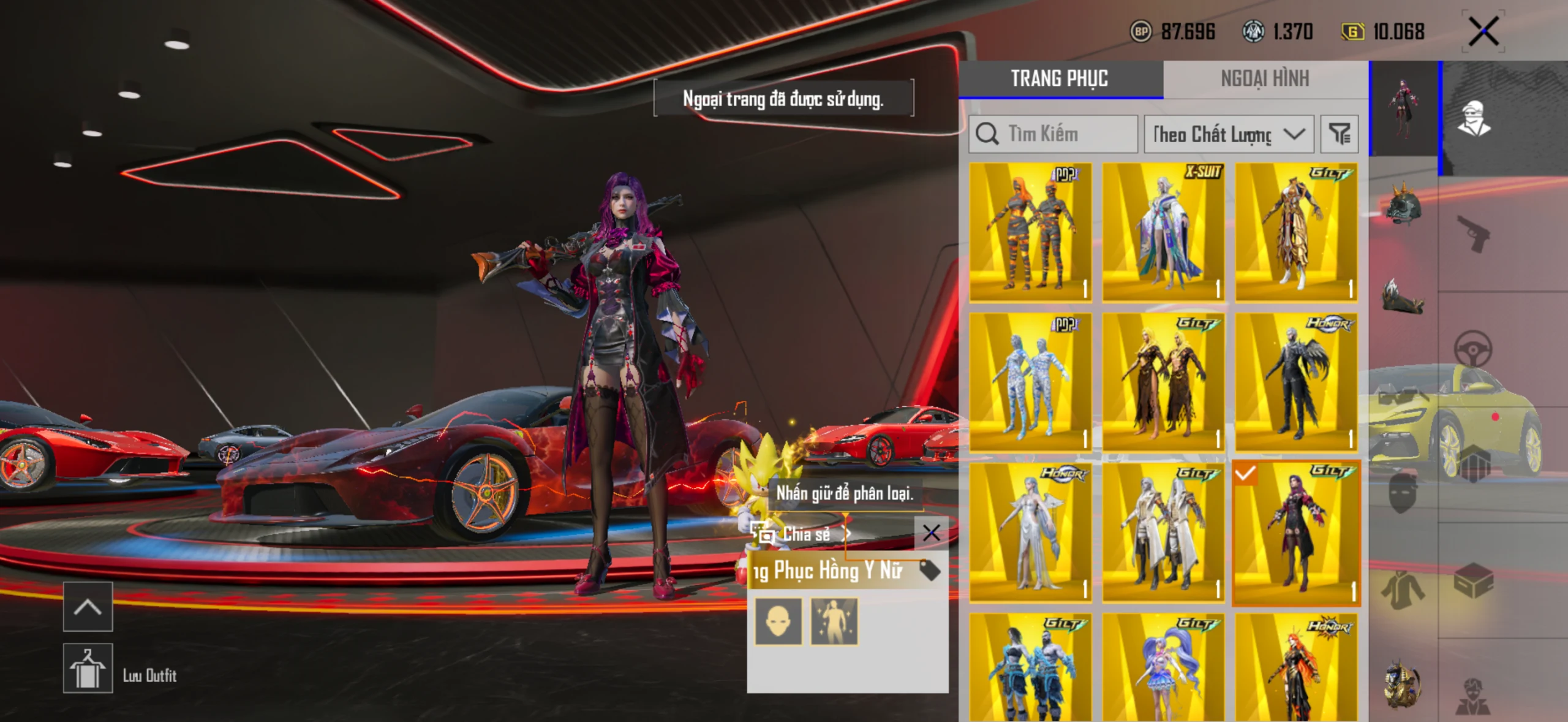 Acc PUBG Mobile mã 36365 - sale 83m - 2 Sảnh Fe + Pos - 28 khẩu đóng hòm - Găng tay băng - full 3 vòng honor - ảnh 16