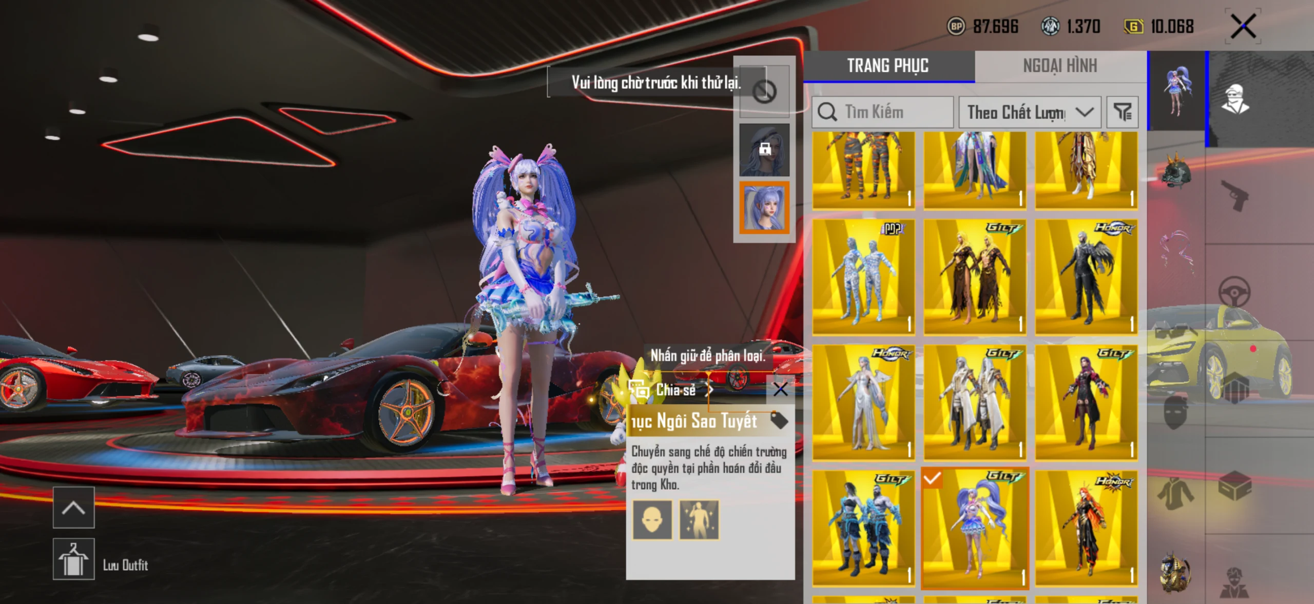 Acc PUBG Mobile mã 36365 - sale 83m - 2 Sảnh Fe + Pos - 28 khẩu đóng hòm - Găng tay băng - full 3 vòng honor - ảnh 18