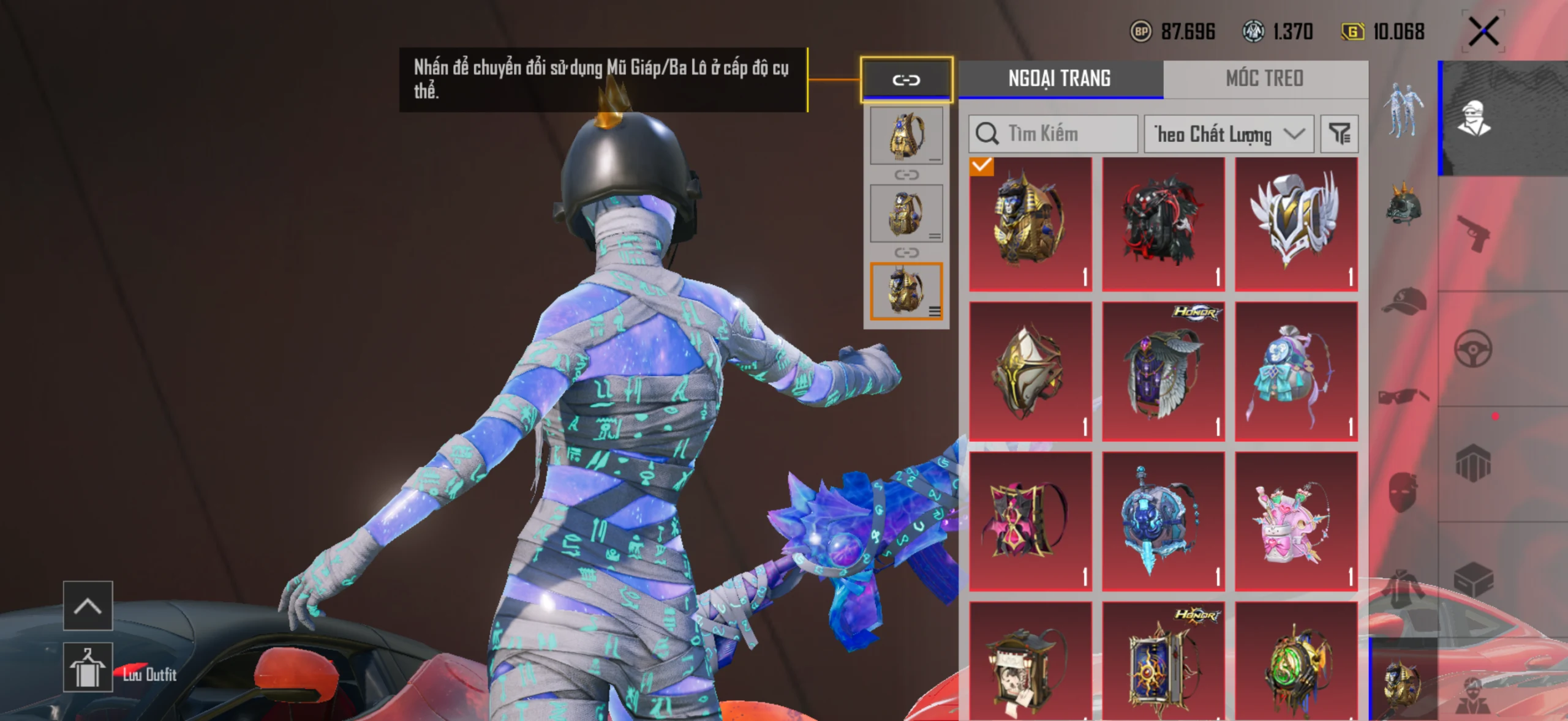 Acc PUBG Mobile mã 36365 - sale 83m - 2 Sảnh Fe + Pos - 28 khẩu đóng hòm - Găng tay băng - full 3 vòng honor - ảnh 27